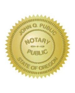 Gold Embossing Label