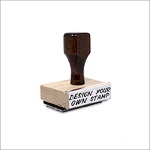 2 1/4" Height Rubber Hand Stamps